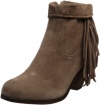 Sam Edelman Women's Louie Ankle Fringe Boot,Tan,6 M US