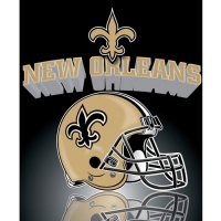Northwest New Orleans Saints Gridiron Fleece Throw Northwest New Orleans Saints Gridiron Fleece Throw