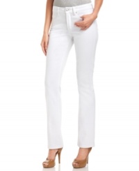 Not Your Daughter's Jeans' petite white denim is a warm-weather staple! Pair them with your favorite open-toe pumps for a chic look. Not Your Daughter's Jeans' petite white denim is a warm-weather staple! Pair them with your favorite open-toe pumps for a chic look.