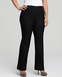 The trouser silhouette of these Not Your Daughter's Jeans pants puts an office-ready spin on flattering, everyday denim. The trouser silhouette of these Not Your Daughter's Jeans pants puts an office-ready spin on flattering, everyday denim.