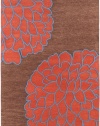 Area Rug 3x5 Rectangle Contemporary Brown Color - Surya Artist Studio Rug from RugPal