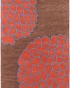 Area Rug 3x5 Rectangle Contemporary Brown Color - Surya Artist Studio Rug from RugPal