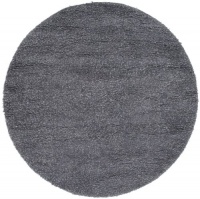Surya Metropolitan 8-Feet Round Hand Woven Rug, Grey Surya Metropolitan 8-Feet Round Hand Woven Rug, Grey