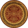 Safavieh Lyndhurst Collection LNH214A Red and Black Round Area Rug, 8-Feet