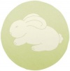 Playground Pale Green/White Kids Rug Size: Round 8'