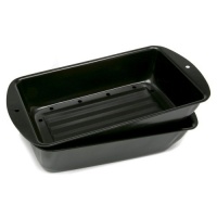Norpro 2 Piece Nonstick Meatloaf Bread Pan Set Norpro 2 Piece Nonstick Meatloaf Bread Pan Set