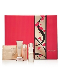 Bio-Performance Super Eye Contour Cream is a multi-benefit treatment that recharges the eye area with youthful-looking vibrancy.Packaged in a beautiful holiday box, the Bio-Performance Smooth & Energize Eye Set includes: Bio-Performance Super Eye Contour Cream (full size 15 mL), Benefiance Extra Creamy Cleansing Foam (deluxe sample 30 mL), Benefiance WrinkleResist24 Balancing Softener Enriched (deluxe sample 25 mL), New Bio-Performance Advanced Super Restoring Cream (deluxe sample 7 mL), Benefiance Pure Retinol Eye Mask (1 application), and a mini facial voucher (redeemable at any Shiseido counter). Bio-Performance Super Eye Contour Cream is a multi-benefit treatment that recharges the eye area with youthful-looking vibrancy.Packaged in a beautiful holiday box, the Bio-Performance Smooth & Energize Eye Set includes: Bio-Performance Super Eye Contour Cream (full size 15 mL), Benefiance Extra Creamy Cleansing Foam (deluxe sample 30 mL), Benefiance WrinkleResist24 Balancing Softener Enriched (deluxe sample 25 mL), New Bio-Performance Advanced Super Restoring Cream (deluxe sample 7 mL), Benefiance Pure Retinol Eye Mask (1 application), and a mini facial voucher (redeemable at any Shiseido counter).