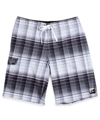 These O'Neill boardshorts will have you looking rad in plaid. These O'Neill boardshorts will have you looking rad in plaid.