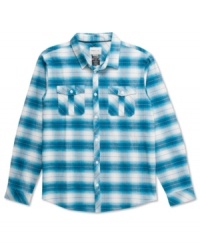 Bring some Wild West style anywhere on the map with this plaid shirt from O'Neill. Bring some Wild West style anywhere on the map with this plaid shirt from O'Neill.
