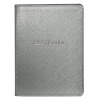 POST Desk Size Address Book, Saffiano Silver