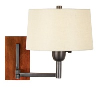 Robert Abbey Wonton Collection Bronze Plug-In Swing Arm Robert Abbey Wonton Collection Bronze Plug-In Swing Arm