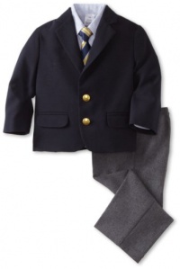 Nautica Dress Up Boys 2-7 Solid Poplin Duo Set, Navy, 7 Nautica Dress Up Boys 2-7 Solid Poplin Duo Set, Navy, 7