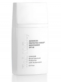 Trish's elegantly weightless daily moisturizer effectively hydrates & improves the look of skin while providing comprehensive sun protection, including a state-of-the-art photo-stabilizer for long-wear support. Using the latest in sun-care technology, it absorbs instantly leaving skin prepared for a direct makeup application. Hyaluronic Acid & Yucca Glauca extract boost skin's moisture while Avobenzone broad-spectrum protection invisibly shields you from the damaging effect of UVA/UVB rays.