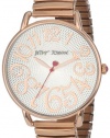 Betsey Johnson Women's BJ00207-04 Analog Rose Gold Expansion Band Watch