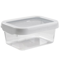 OXO Good Grips LockTop 30.4-Ounce Rectangle Container with White Lid OXO Good Grips LockTop 30.4-Ounce Rectangle Container with White Lid