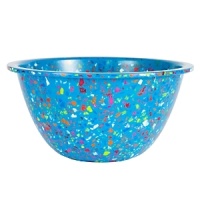 Made of recycled melamine, this patented product exudes fun. Eco-friendly with a sense of whimsy, it's a party in a bowl. Made of recycled melamine, this patented product exudes fun. Eco-friendly with a sense of whimsy, it's a party in a bowl.