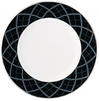 Lenox Diamond Solitaire Platinum Banded Bone China Accent Plate, 9-Inch Lenox Diamond Solitaire Platinum Banded Bone China Accent Plate, 9-Inch