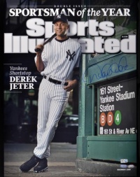 Derek Jeter Signed Photo - 16x20 - Steiner Sports Certified - Autographed MLB Magazines Derek Jeter Signed Photo - 16x20 - Steiner Sports Certified - Autographed MLB Magazines
