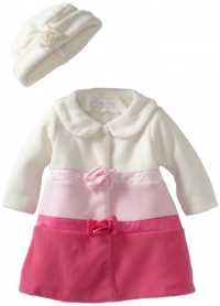 Bonnie Baby-Girls Infant Colorblock Fleece Coat Set Bonnie Baby-Girls Infant Colorblock Fleece Coat Set