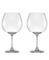 Take in all the flavors and aromas of your favorite Pinot Noir with elegant Napa Valley wine glasses. Clean lines crafted in versatile, break-resistant glass offer an easy escape to the vineyard.