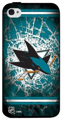 NHL San Jose Sharks Iphone 4 or 4s Hard Cover Case NHL San Jose Sharks Iphone 4 or 4s Hard Cover Case