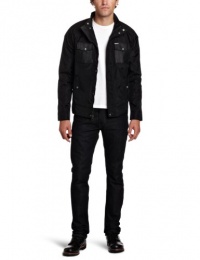Marc Ecko Cut & Sew Men's Mixed Media Jacket Marc Ecko Cut & Sew Men's Mixed Media Jacket