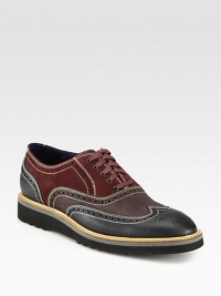 A laid-back approach to a traditional style is crafted from suede and leather with expert stitching and attention to detail.Suede/leather upperLeather liningPadded insoleRubber soleImported A laid-back approach to a traditional style is crafted from suede and leather with expert stitching and attention to detail.Suede/leather upperLeather liningPadded insoleRubber soleImported