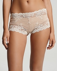These floral lace boyshorts are super luxurious and soft. Cotton gusset. Style #67491 These floral lace boyshorts are super luxurious and soft. Cotton gusset. Style #67491