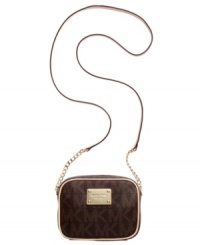 Add some signature style to your purse portfolio with this beautifully embossed design from MICHAEL Michael Kors. Stamped with the label's iconic monogram, this perennially chic piece is a must for any logo-loving fashionista.