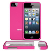 KHOMO Pink Slider Case with Rubberized texture for newly released Apple iPhone 5 KHOMO Pink Slider Case with Rubberized texture for newly released Apple iPhone 5