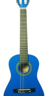 Barcelona 30-Inch 1/2-Size Nylon String Classical Acoustic Guitar - Metallic Blue Barcelona 30-Inch 1/2-Size Nylon String Classical Acoustic Guitar - Metallic Blue