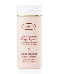 More than just a moisturizer, Satin-Smooth Body Lotion is an exceptional body treatment that infuses the skin with all of the radiance, softness and suppleness of silk. Thanks to beneficial plant extracts, a feather texture and an instantly absorbed formula, this lotion dramatically enhances the quality of all skin types. More than just a moisturizer, Satin-Smooth Body Lotion is an exceptional body treatment that infuses the skin with all of the radiance, softness and suppleness of silk. Thanks to beneficial plant extracts, a feather texture and an instantly absorbed formula, this lotion dramatically enhances the quality of all skin types.