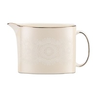 Embellished with a delicate chantilly lace design that evokes romance, whimsy and vintage wedding veils, kate spade new york's Chapel Hill creamer is the perfect touch for sophisticated dinner parties and holiday gatherings. Embellished with a delicate chantilly lace design that evokes romance, whimsy and vintage wedding veils, kate spade new york's Chapel Hill creamer is the perfect touch for sophisticated dinner parties and holiday gatherings.
