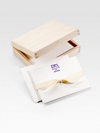 An original Charles Fradin shoe illustration is hand-pressed on cotton card stock to add a decidedly delicious touch to your next thoughtful note. 18 cards housed in a gold-stamped wood box High-quality cotton card stock Box: 7W X 2H X 5½L Cards: 6¾W X 4½H Made in USA An original Charles Fradin shoe illustration is hand-pressed on cotton card stock to add a decidedly delicious touch to your next thoughtful note. 18 cards housed in a gold-stamped wood box High-quality cotton card stock Box: 7W X 2H X 5½L Cards: 6¾W X 4½H Made in USA
