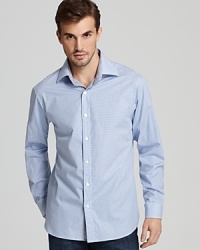 Michael Kors Aiden Gingham CEO Sport Shirt - Classic Fit Michael Kors Aiden Gingham CEO Sport Shirt - Classic Fit