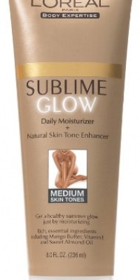 L'Oreal Paris Sublime Glow Daily Body Moisturizer and Natural Skin Tone Enhancer, Medium, 8-Fluid Ounce L'Oreal Paris Sublime Glow Daily Body Moisturizer and Natural Skin Tone Enhancer, Medium, 8-Fluid Ounce