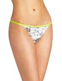 Calvin Klein Women's Neon Graffiti Hipster, Graffiti Print Lime Green, Medium Calvin Klein Women's Neon Graffiti Hipster, Graffiti Print Lime Green, Medium