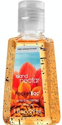 Bath & Body Works Island Nectar PocketBac Deep Cleansing Anti-Bacterial Hand Gel 1 oz (29 ml)