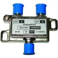 CHANNEL PLUS 2512 DC + IR Passing 2-Way Splitter/Combiner CHANNEL PLUS 2512 DC + IR Passing 2-Way Splitter/Combiner