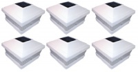 Tricod PL245 Plastic White Square Post Fence Mount, 6-Pack Tricod PL245 Plastic White Square Post Fence Mount, 6-Pack