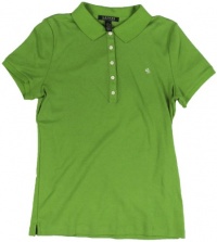 Lauren Ralph Lauren Women's Short-Sleeve Cotton Polo Shirt (Green Apple) Lauren Ralph Lauren Women's Short-Sleeve Cotton Polo Shirt (Green Apple)