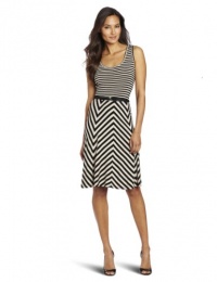 Calvin Klein Women's Fit and Flare, Black/Bone, 12 Calvin Klein Women's Fit and Flare, Black/Bone, 12