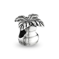 Bling Jewelry Beach Palm Tree Sterling Silver Bead Pandora Troll Charm Compatible Bling Jewelry Beach Palm Tree Sterling Silver Bead Pandora Troll Charm Compatible