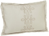 Vera Wang Love Knots Appliquéd Decorative Pillow, Platinum, 15 x 22 Vera Wang Love Knots Appliquéd Decorative Pillow, Platinum, 15 x 22