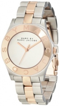 Marc Jacobs Blade Gold Silver Dial Women's Watch MBM3129 Marc Jacobs Blade Gold Silver Dial Women's Watch MBM3129