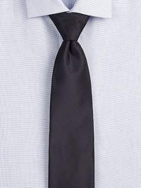 Subtle wave pattern lends a textured finish to a dress wardrobe essential, neatly woven in fine Italian silk.About 3 wideSilkDry cleanMade in Italy Subtle wave pattern lends a textured finish to a dress wardrobe essential, neatly woven in fine Italian silk.About 3 wideSilkDry cleanMade in Italy