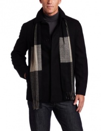 Perry Ellis Portfolio Men's Melton Fly Front Jacket Perry Ellis Portfolio Men's Melton Fly Front Jacket