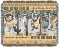 Where the Wild Things Are, Jungle Swingers 48-Inch-by-60-Inch Acrylic Tapestry Throw by The Northwest Company Where the Wild Things Are, Jungle Swingers 48-Inch-by-60-Inch Acrylic Tapestry Throw by The Northwest Company