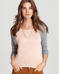 Vintage Havana renders the classic baseball tee ultra-feminine with this softly-hued version. Vintage Havana renders the classic baseball tee ultra-feminine with this softly-hued version.
