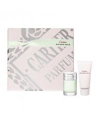 Set includes: Baiser Vole eau de toilette, 1.6 oz. and body lotion, 1.6 oz. 